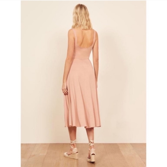Reformation Dresses Reformation Rou Dress In Blush Poshmark
